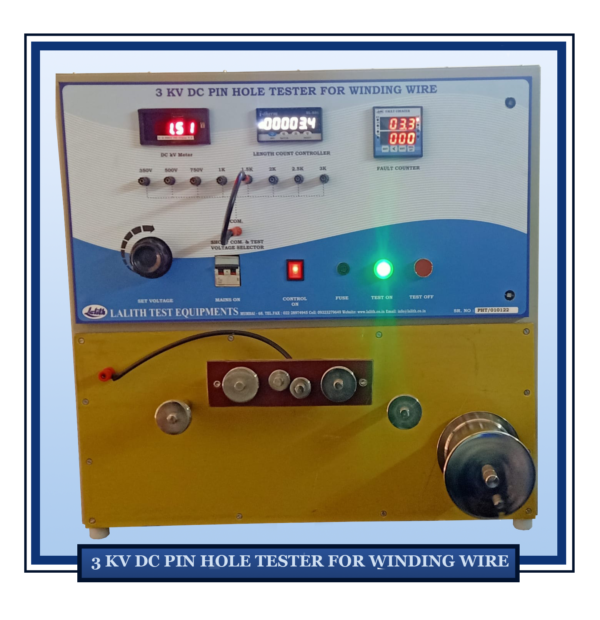 3KV DC Pin Hole Tester For Winding Wire