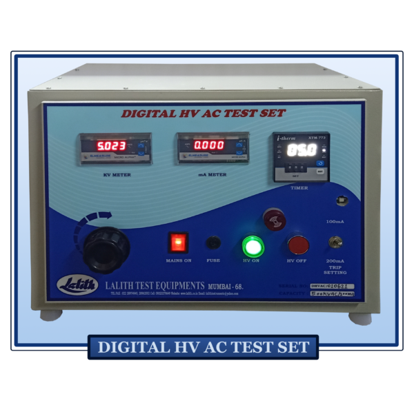 Digital High Voltage AC Test Set