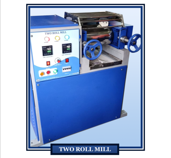 Two Roll Mill to prepare sample from PVC Granule to PVC Sheet