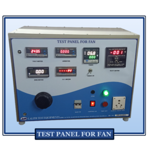 Test Panel for Fan