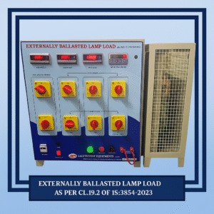 Externally Ballasted Lamp Load for Single Switch-Single Phase
